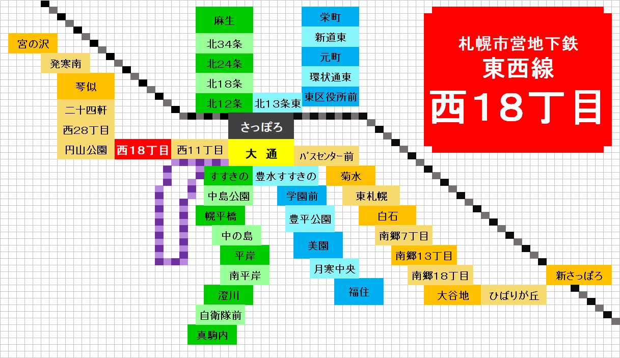 西 18 丁目